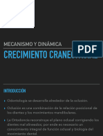 Mecanismo y Dinámica Crecimiento Craneofacial