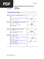 Unit Sub-Title Solve Simple Problems Involving Congruence in Triangles Unit Code GCNU305A.3