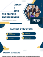 Contemporary Economic Issues Facing The Filipino Entrepreneur