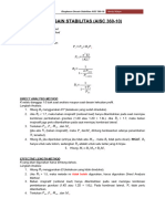 Ringkasan Desain Stabilitas (AISC 360-10)