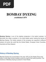 Download Bombay Dyeing Ppt by Gunjan Bagai SN69307669 doc pdf