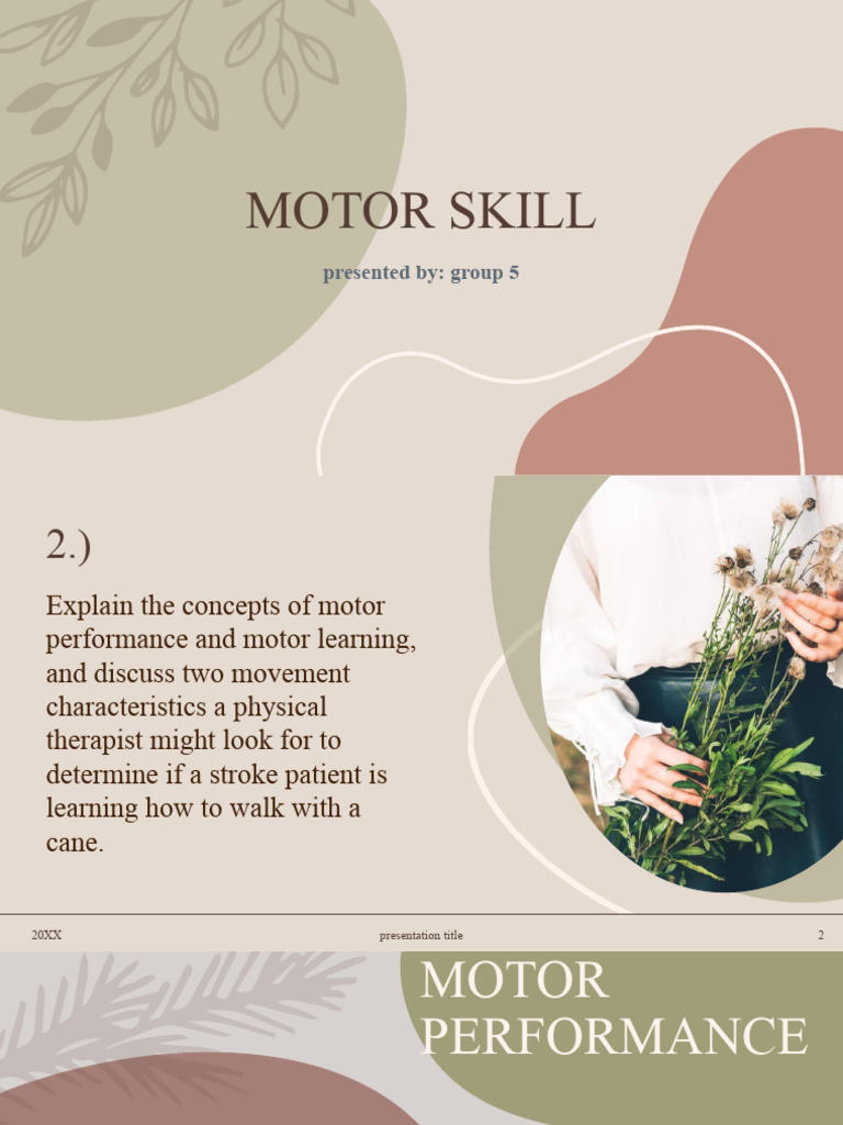 Motor Skills: Performance & Learning Insights | PDF | Technology ...