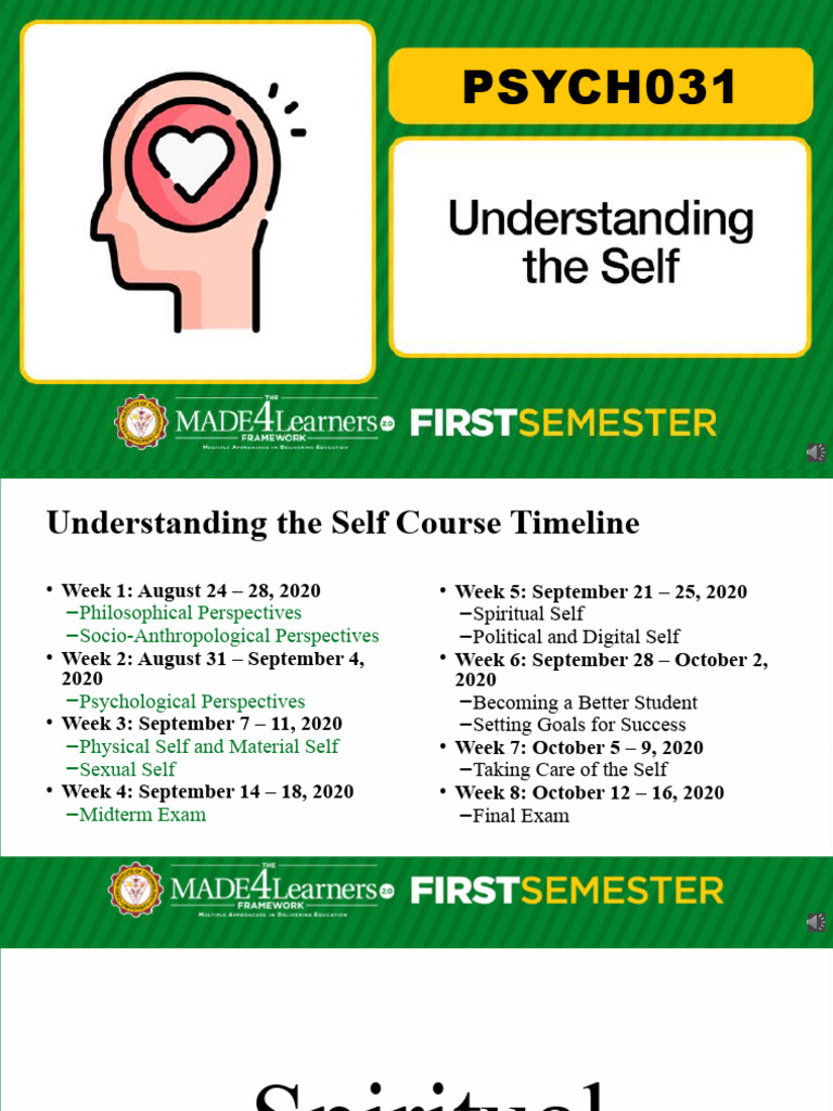 01 - M4L - Spiritual Self | PDF | Spirituality | Prayer