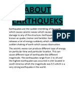 About Earthqueks
