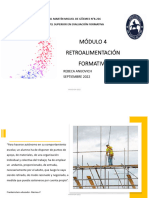 Rebeca Anijovich. Propuestas de Retroalimentación Formativa. Módulo IV