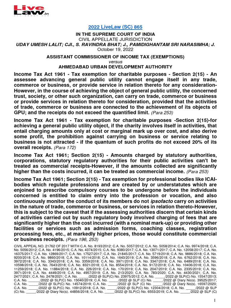 Tax Exemption for Charitable Organizations | PDF | Trust Law ...