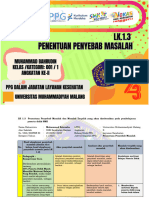 Lk. 1.3 Penentuan Penyebab Masalah Terpilih Yang Akan Diselesaiakn Pada Pembelajaran Peserta Didik SMK