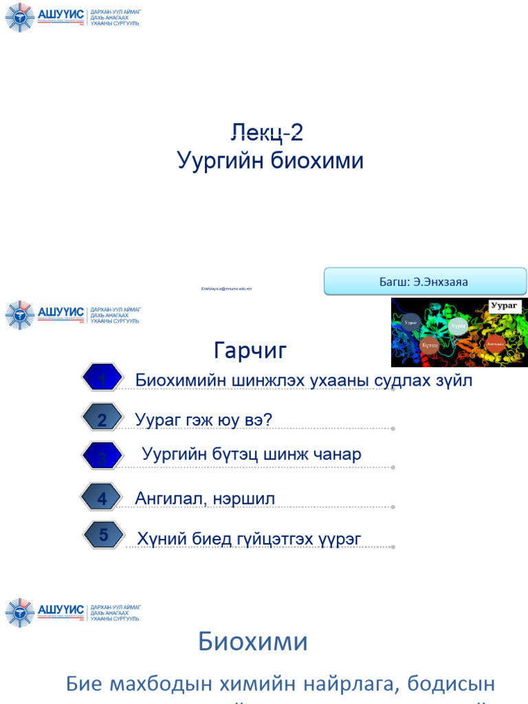 Уургийн биохими | PDF