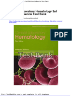 Clinical Laboratory Hematology 3rd Edition Mckenzie Test Bank