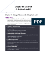 1.11 CHEM FINAL Chapter 11 Sulfuric Acid