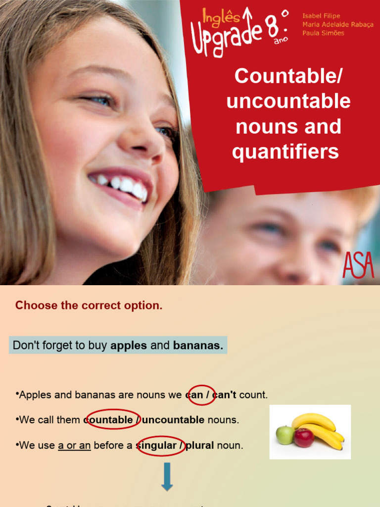 Countable - Uncountable Nouns and Quantifiers | PDF | Noun | Morphology