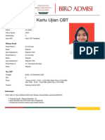 Cetak Kartu Ujian Is Latifah