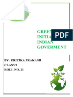 Green Initiative Front Page