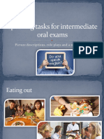 Speaking Tasks For Intermediate Oral Exams Activities Promoting Classroom Dynamics Group Form - 85037