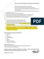 Allotment and Instructions Reg Project