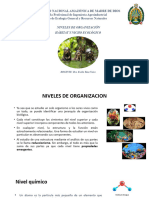 Niveles de Organizacionhabitatynichoecologico