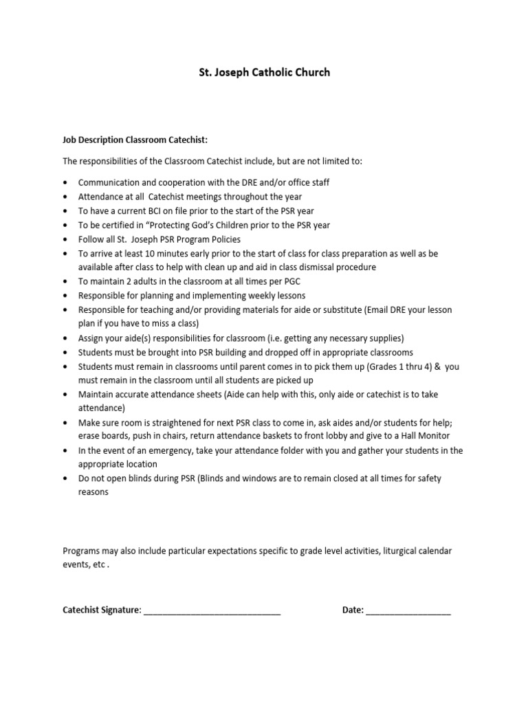 catechist-job-description-pdf