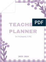 Colorful Floral Teacher Planner