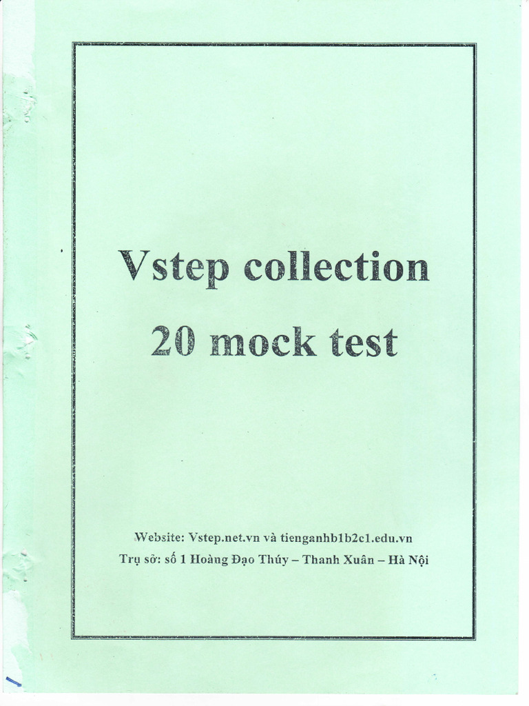 Tài Liệu Tiếng Anh Vstep | PDF | Meal