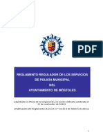 To Regulador de Los Servicios de Policia Municipal