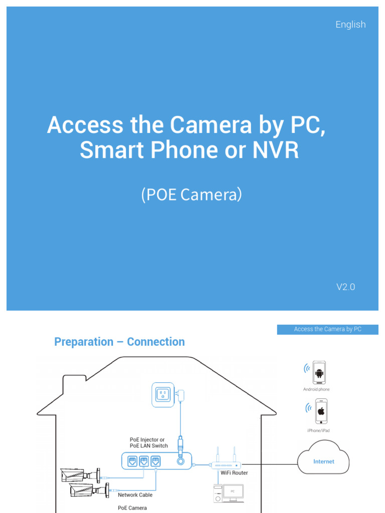 2022 - EN - Quick Start Guide For POE Cameras - V2.0 | PDF | Computer ...