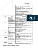 CS668 Starcam Specs