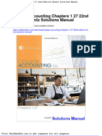 College Accounting Chapters 1-27-22nd Edition Heintz Solutions Manual