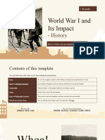World War I and Its Impact - History - 11th Grade by Slidesgo
