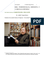 Trama - "Sloterdijk - Imposto Pós-Democracia e Da Genealogia Pride (Thymos) " - Dr. Adolfo Vásquez Rocca 2.0 - 1-Sm