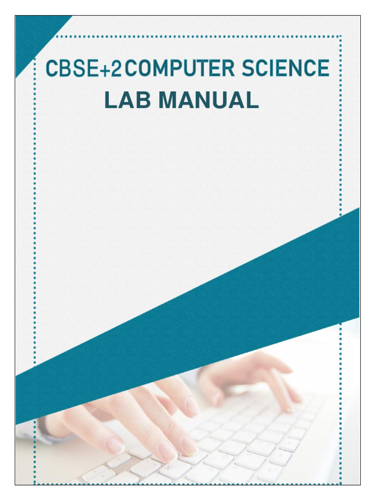 Cbse+2 Computer Science Lab Manual PDF Text File Letter Case
