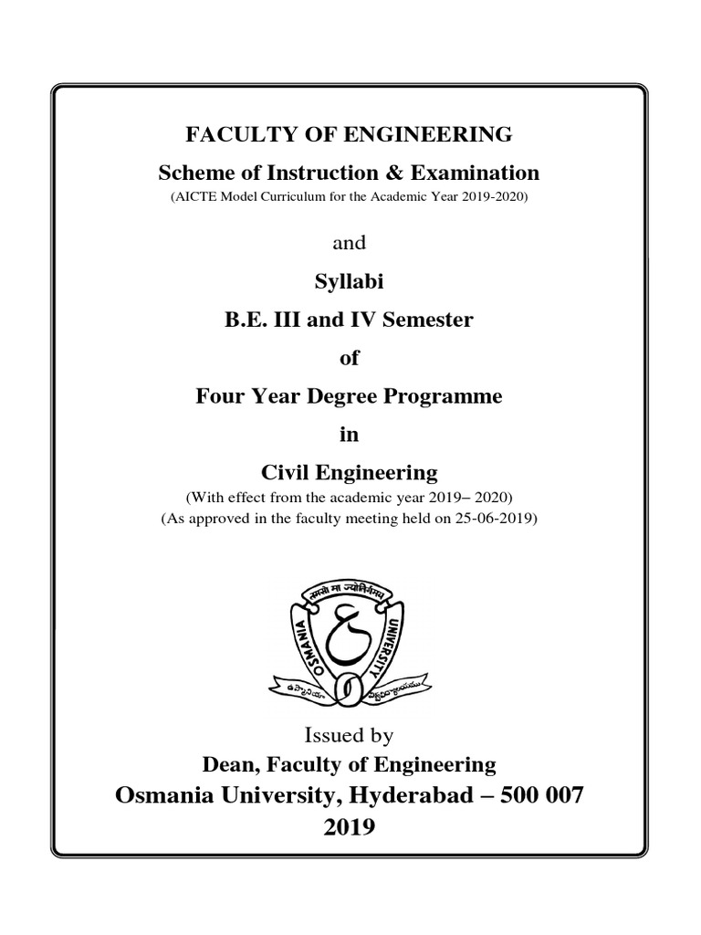 Iii - Iv Sem Syllabus 2020-21 | PDF | Bending | Stress (Mechanics)