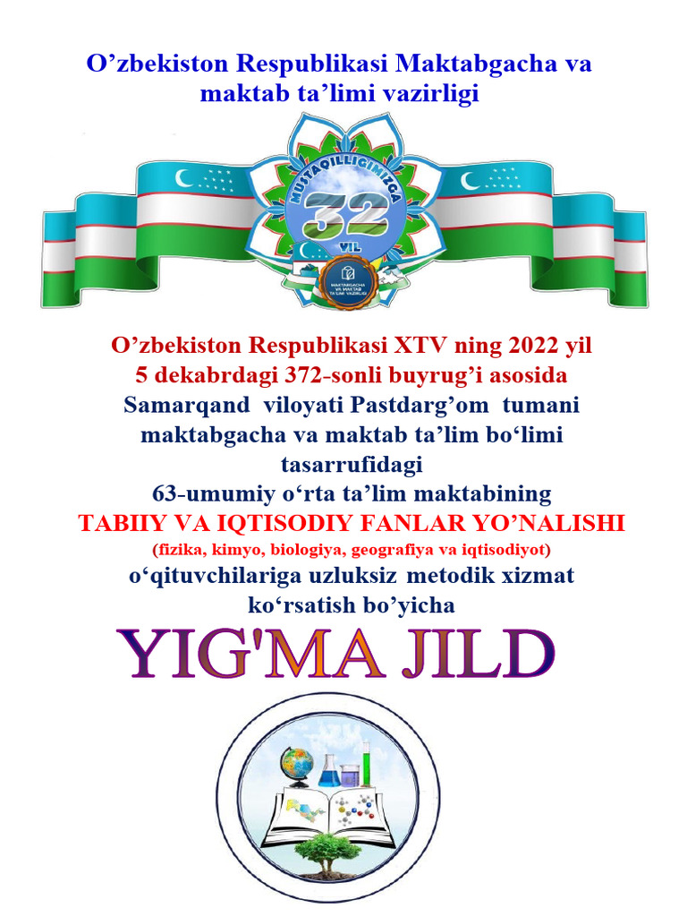 tabiiy fanlar 3 sinf 2023
