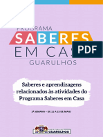 Saberes e Aprendizagens - 2 Semana