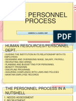 Lesson 5 - Personnel Process
