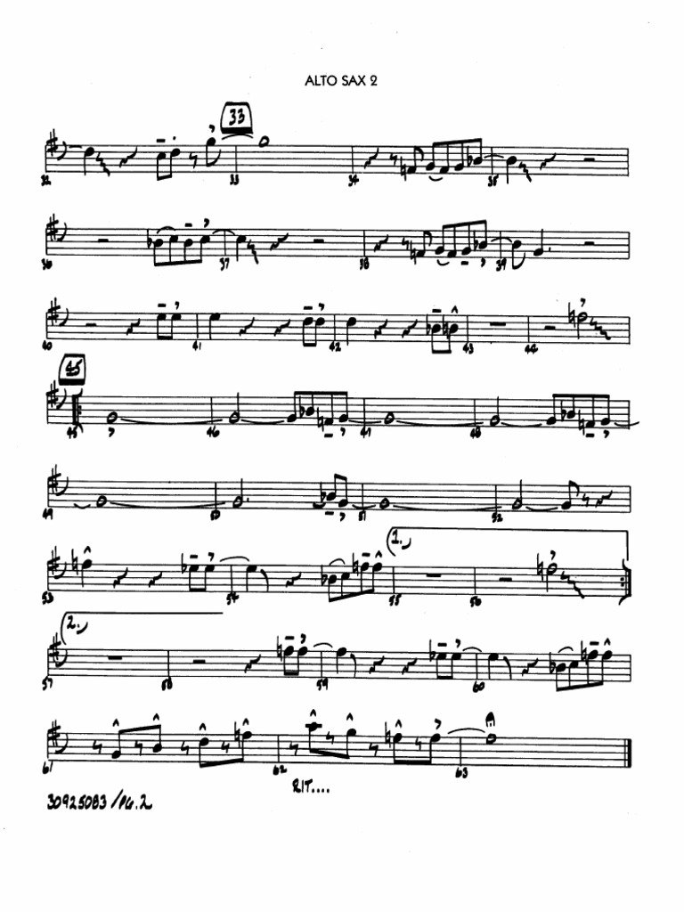 Alto Sax 2 2 I Feel Good | PDF