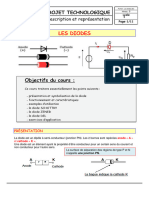 Diodes Cours Et Exercices Corriges