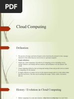 Cloud Computing