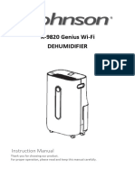 R-9820 Genius Wi-Fi Dehumidifier: Instruction Manual