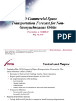 2009 Decade Long Forecast of Commercial Space Lanches by Futron Kaiser