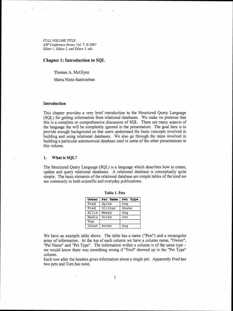 Introduction to SQL for Databases | PDF | Databases | Relational Model