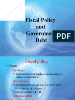 Fiscal Policy and Government Debt