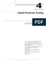Liquid Pentrant Testing