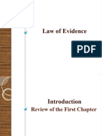 Evidence Law