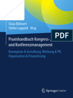 Praxishandbuch Kongress-, Tagungs - Und Konferenzmanagement Konzeption & Gestaltung, Werbung & PR, Organisation & Finanzierung (PDFDrive)