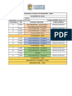 ATUALIZADO - Calendário de Aulas - Psicologia Da Educação - HST