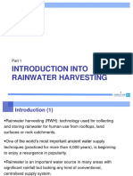 Water Harvesting and Conservation Techniques