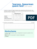 Revision Pearson Spearman and Chi Square Test