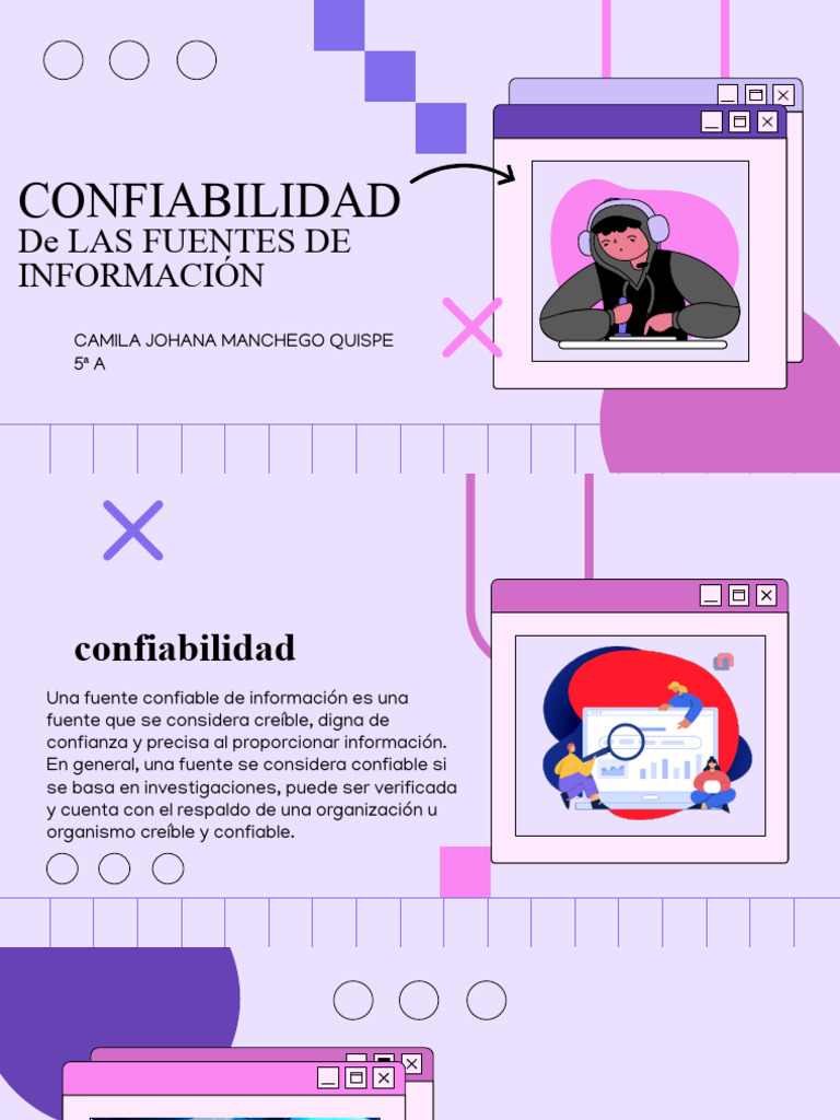 Fuentes Confiables y Falsas Información | PDF