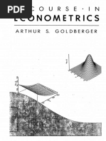 Goldberger Econometrics