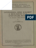 Nicolae Iorga Intinderea Spre Rasarit A Moldovei Lui Stefan Cel